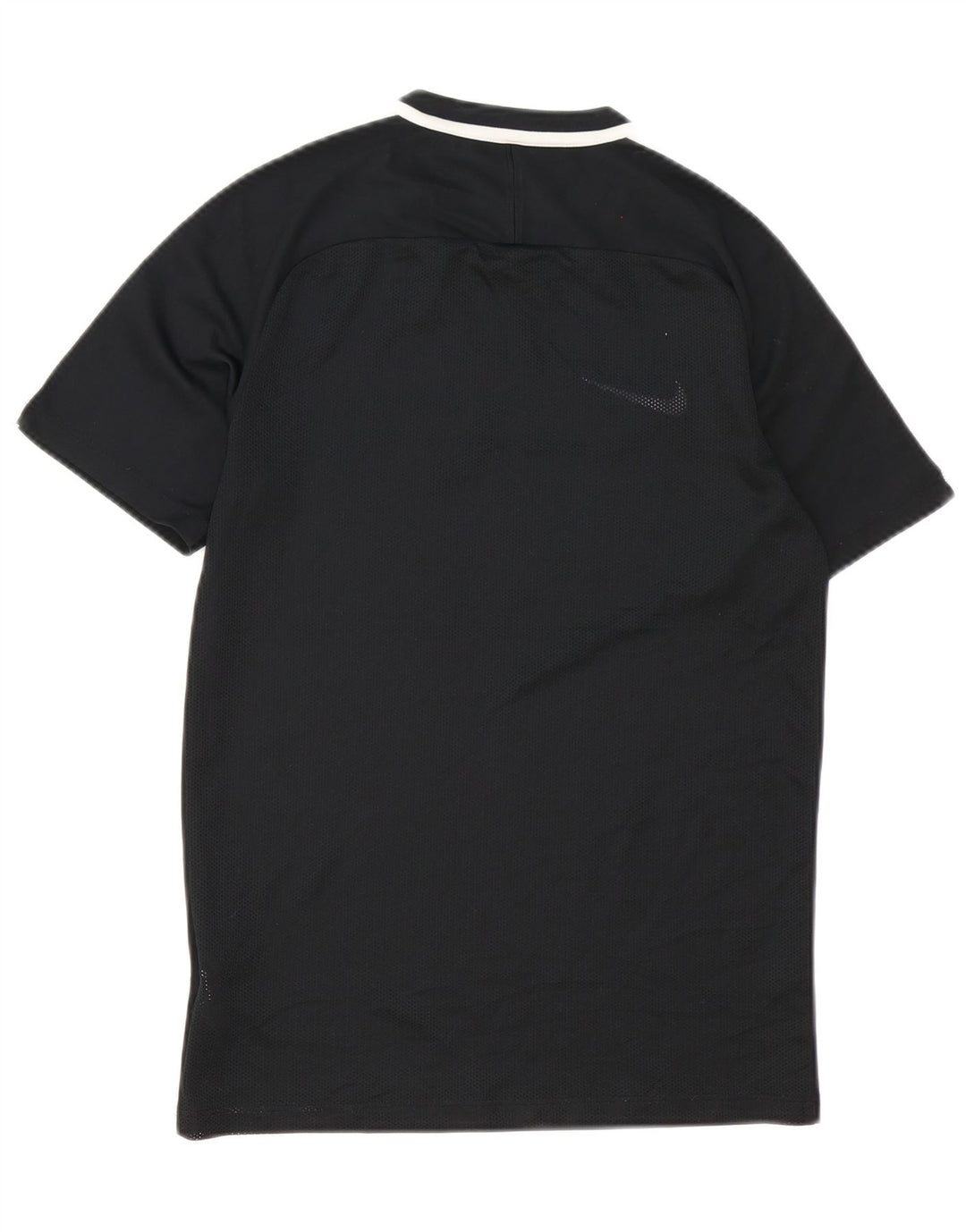 Camisa polo masculina Nike Dri Fit pequena preta colorblock poliéster