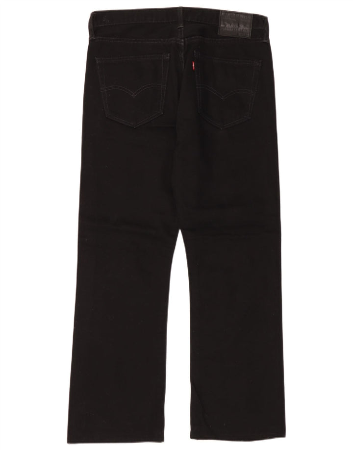 Jeans masculino Bootcut Levi's W34 L30 algodão preto