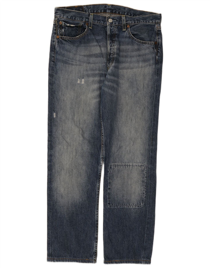 Calça jeans reta masculina Levi's W32 L28 azul