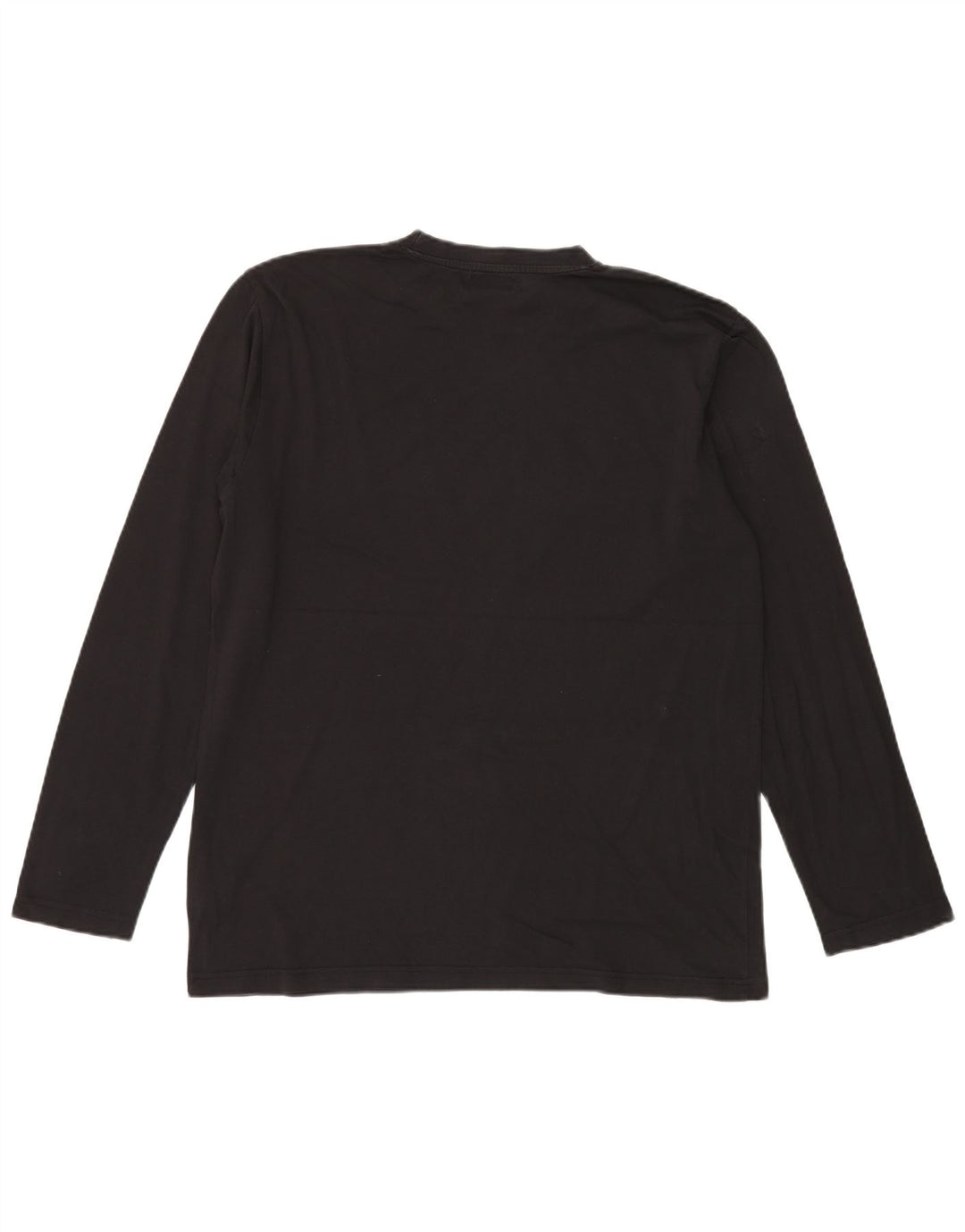 Kappa Mens Graphic Top Manga Longa XL Algodão Preto