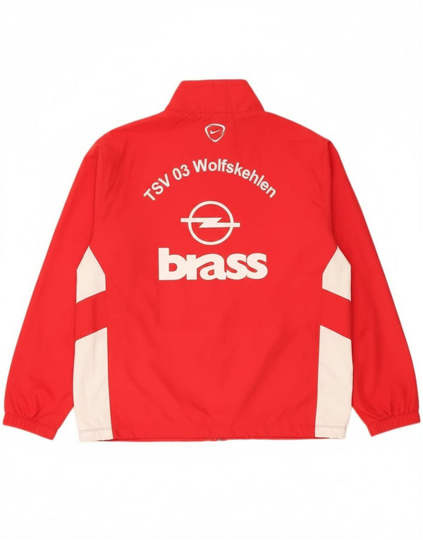 Jaqueta Nike Masculina Graphic Tracksuit Top Grande Poliéster Colorblock Vermelho