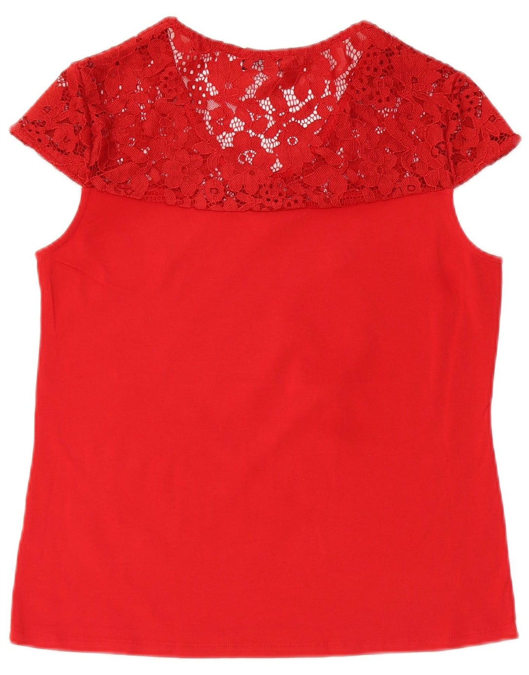 Blusa feminina GUESS UK 12 médio vermelho floral