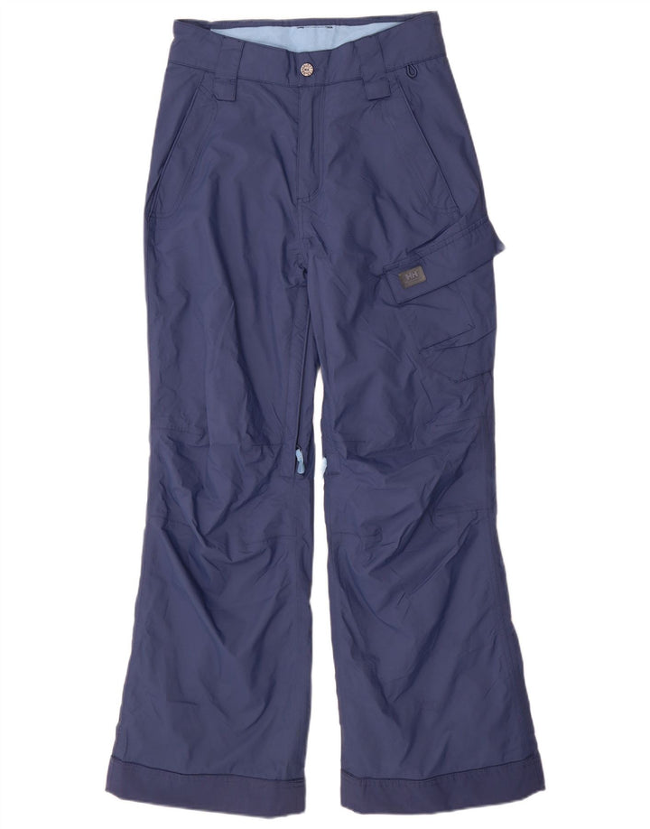 Calça corta-vento masculina Helly Hansen pequena W28 L29 azul marinho nylon
