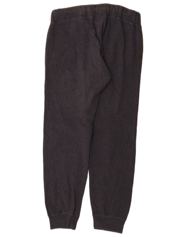 Superdry Womens Graphic Tracksuit Calças Joggers UK 14 Médio Cinza Algodão