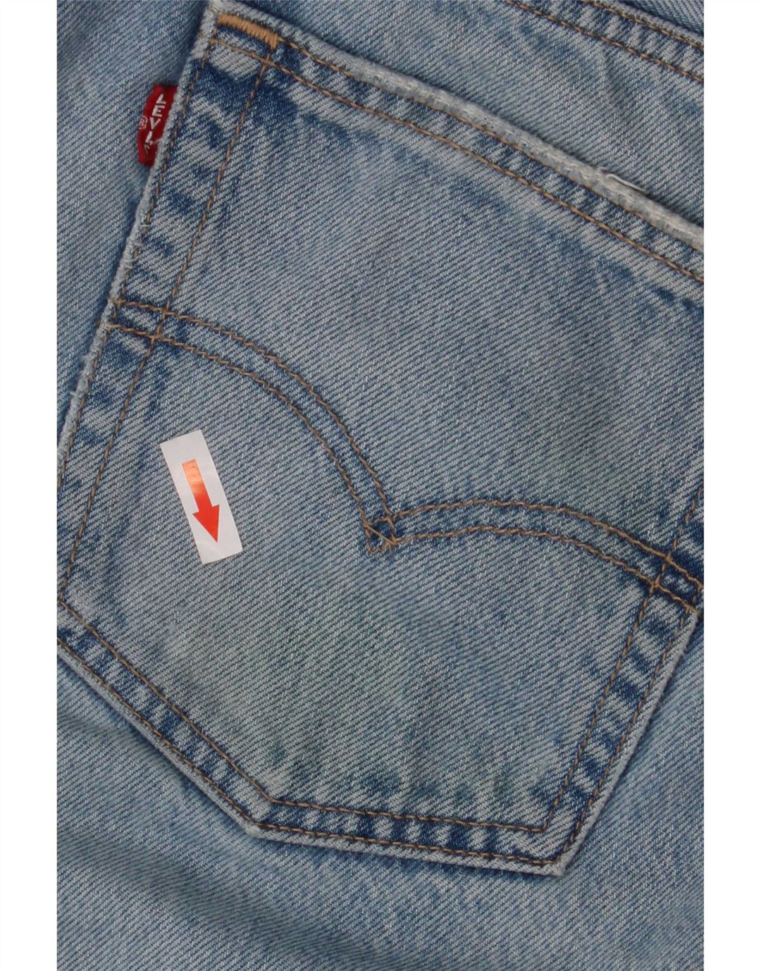 Jeans femininos Levi's com corte bootcut W29 L33 azul algodão