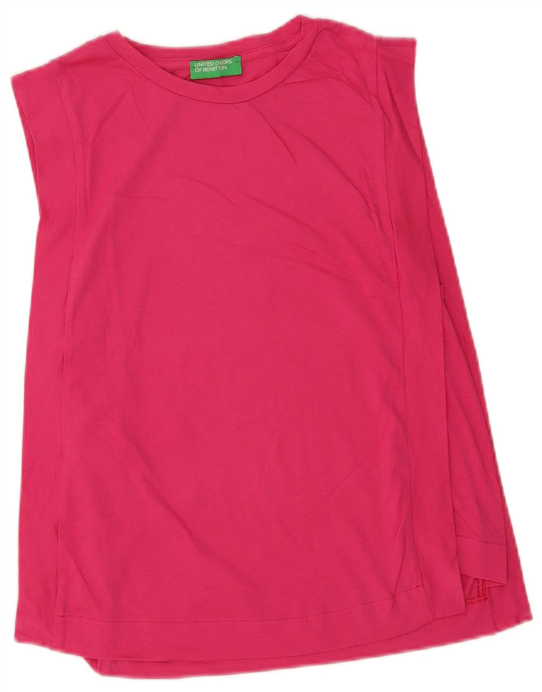 Top Colete Feminino Benetton UK 12 Médio Rosa