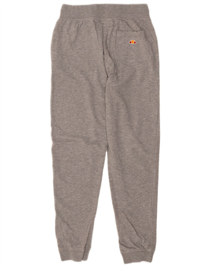 Calça esportiva masculina ELLESSE com estampa gráfica, joggers cinza médio manchado