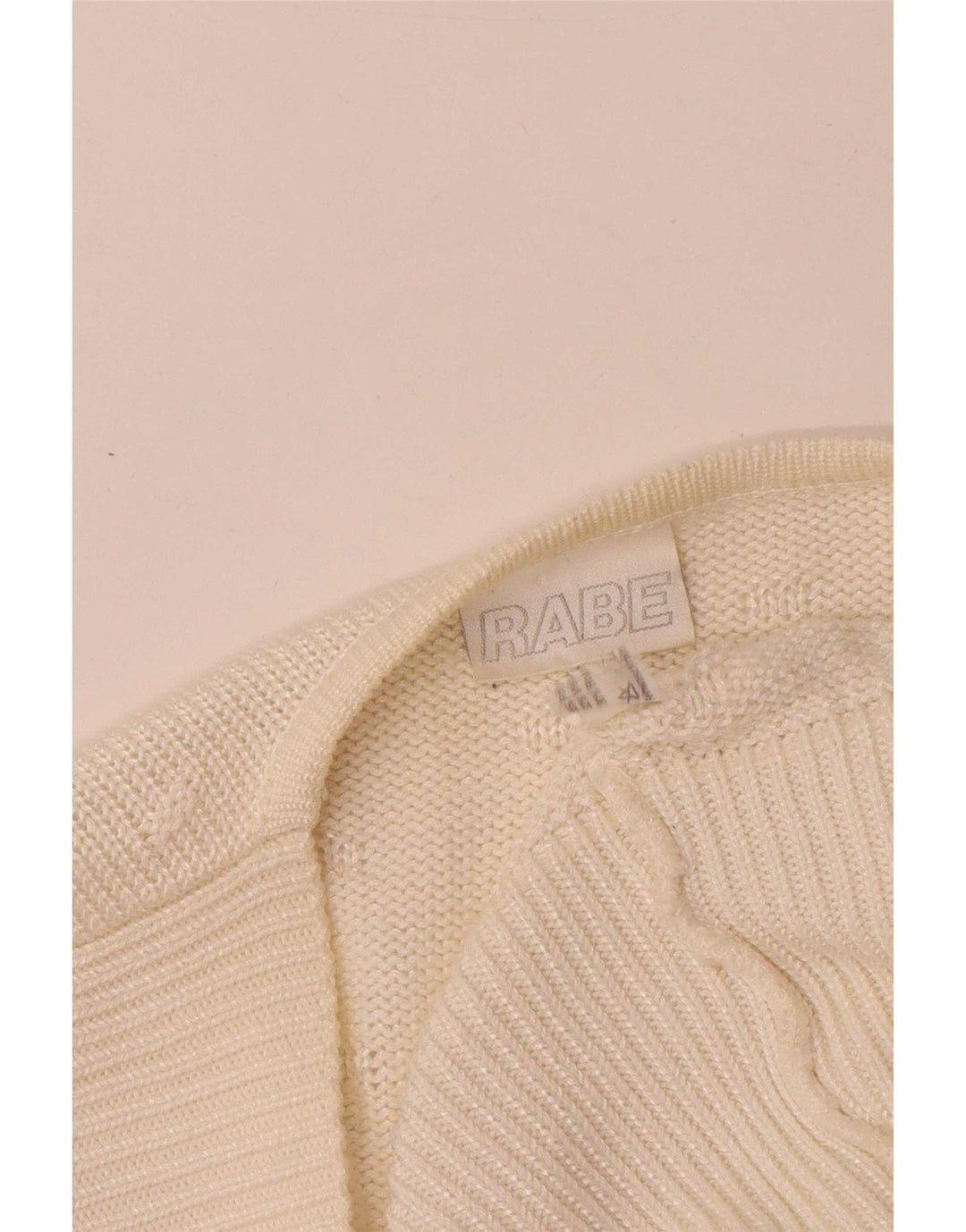 Suéter cardigã feminino Rabe EU 46 XL off white acrílico