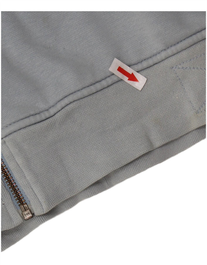 Suéter Nike Boys Graphic Zip com capuz 13-14 anos XL azul colorblock algodão