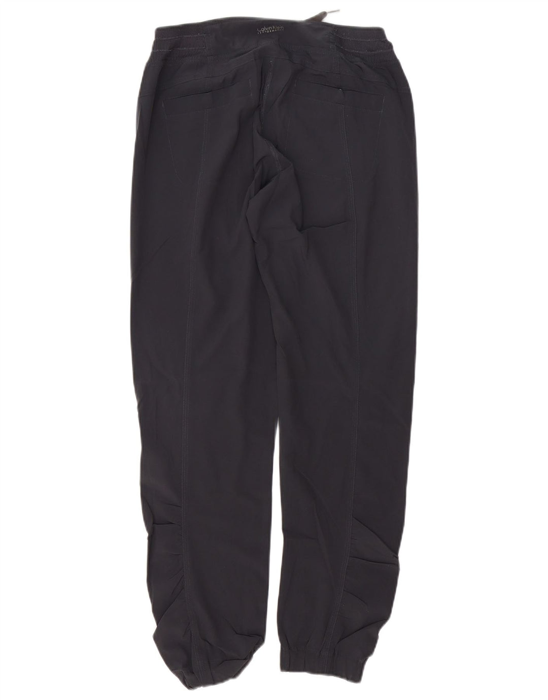 Calça de treino feminina CALVIN KLEIN Joggers UK 10 poliéster cinza pequeno