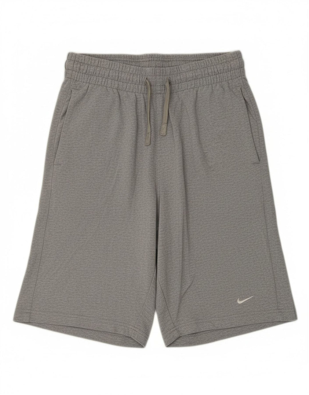 Shorts esportivos masculinos NIKE pequenos cinza