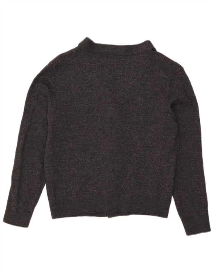 Zara Suéter Cardigan Masculino XL Cinza Acrílico