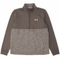 UNDER ARMOUR Mens Cold Gear Moletom Jumper Médio Cinza Colourblock