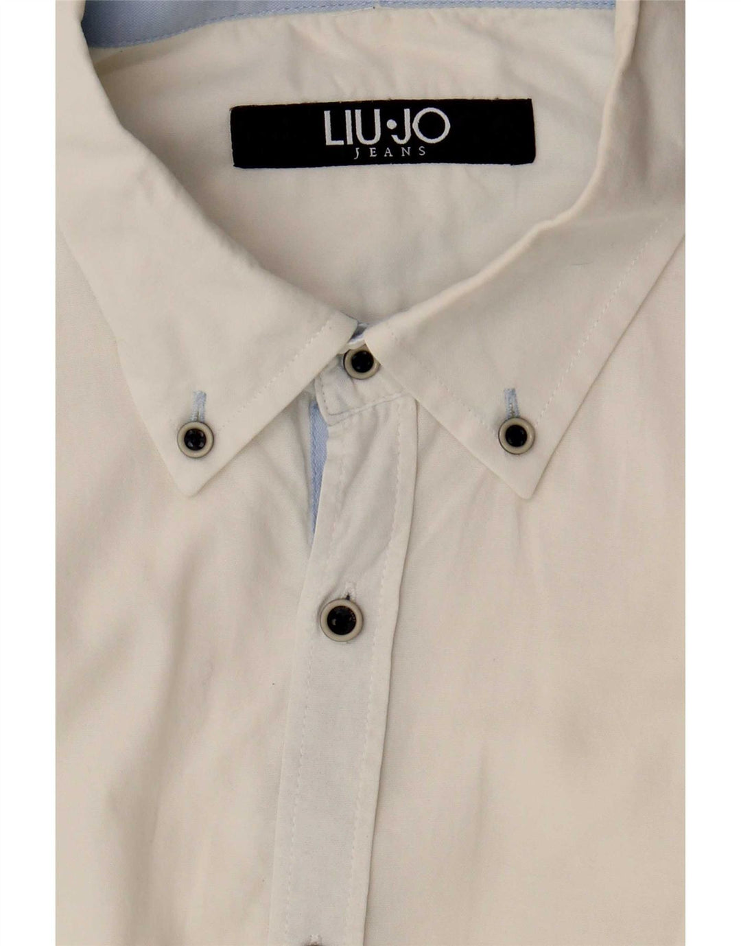 Camisa masculina Liu Jo pequena branca