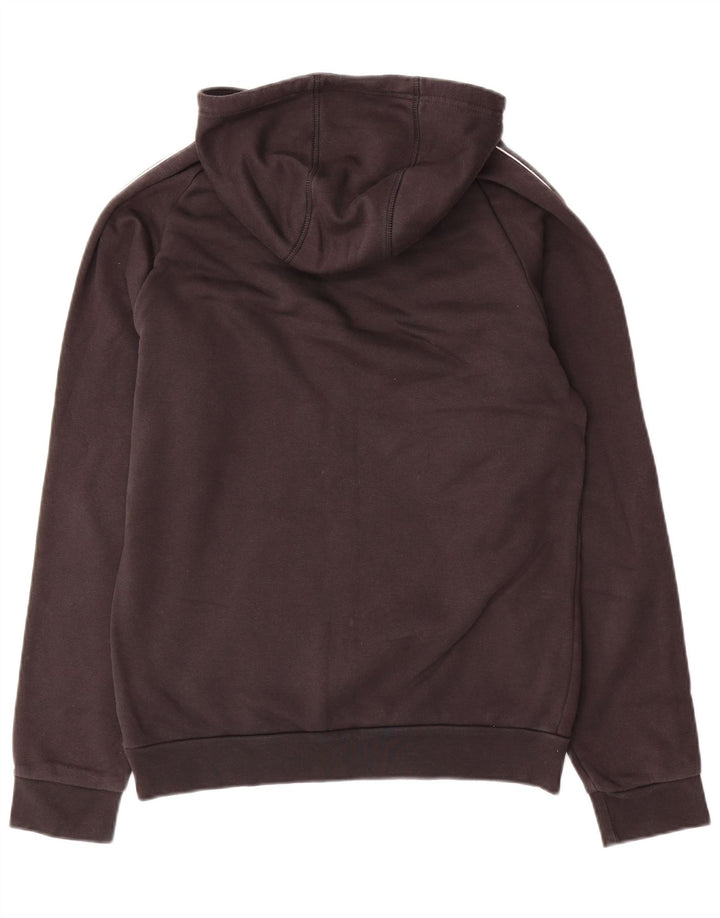 Adidas Mens Hoodie Jumper Pequeno Algodão Preto