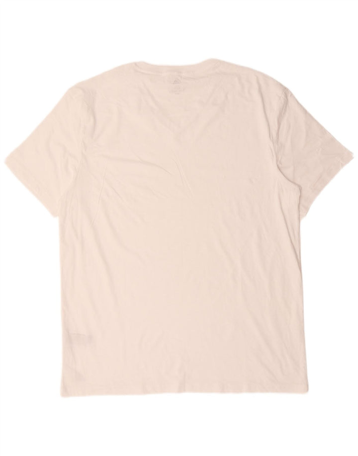 Camiseta masculina Adidas Top 2XL algodão branco