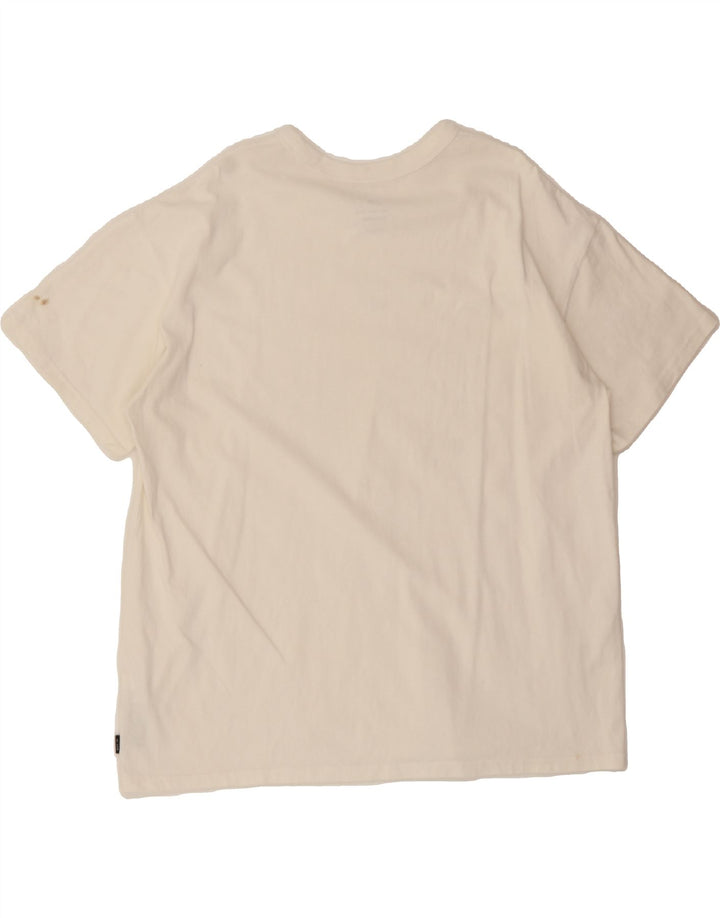 NIKE Mens Loose Fit T-Shirt Top XL White Cotton Vintage Nike and Second-Hand Nike from Messina Hembry 