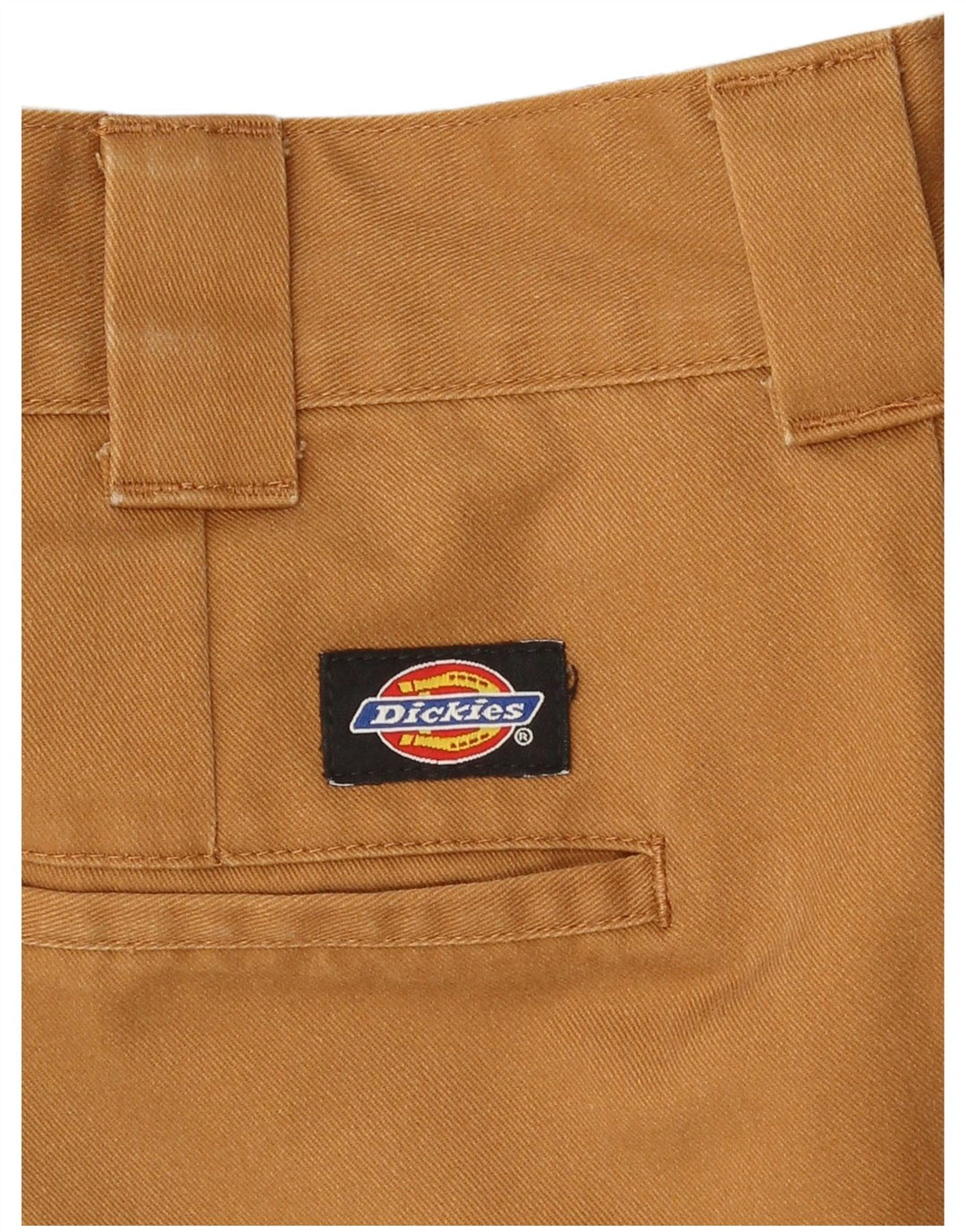 Calças Dickies Mens Slim Fit Chino W32 L32 Marrom Poliéster
