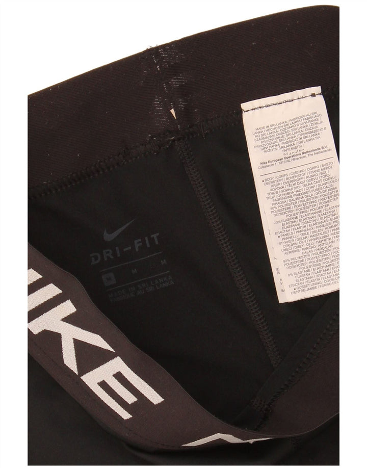 Leggings Capri Femininas NIKE UK 12 Médio Preto Poliéster