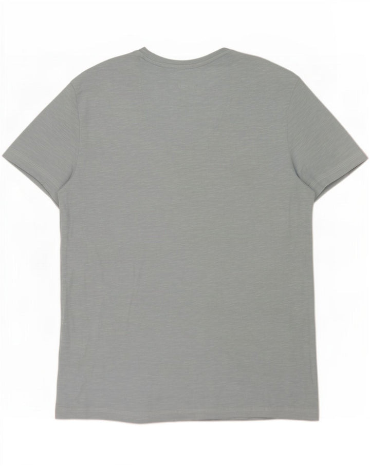 Camiseta masculina Guess XS azul manchada