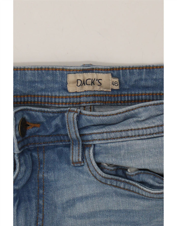 DACK'S Mens Slim Jeans IT 46 Small W32 L32 Blue Cotton Vintage Dack's and Second-Hand Dack's from Messina Hembry 
