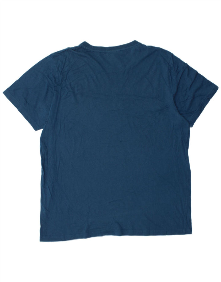 Camiseta gráfica masculina PUMA Top 2XL azul marinho