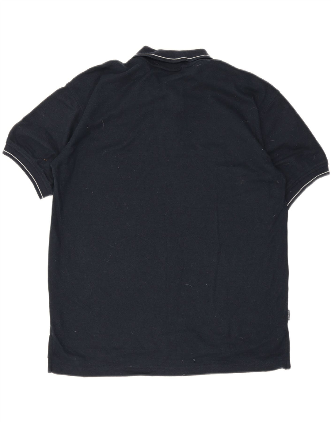 Camisa polo masculina Umbro grande poliéster azul marinho