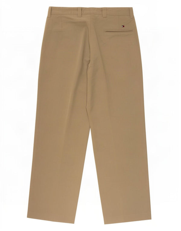 Tommy Hilfiger Mens Golf Straight Chino Calças W30 L27 Poliéster Cáqui