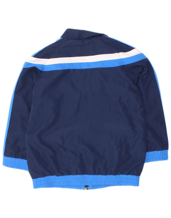 Jaqueta Adidas Meninos Treino Top 3-4 Anos Azul Marinho Colorblock Poliéster
