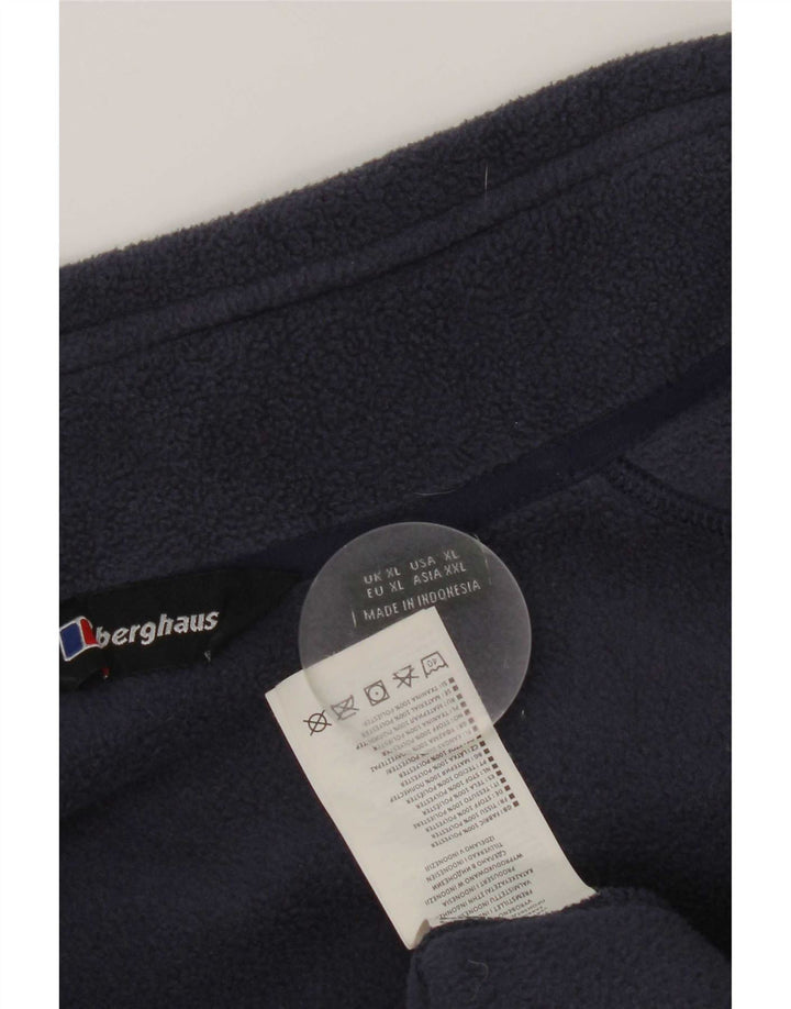 Jaqueta masculina Berghaus Liner Fleece UK 42 XL azul poliéster