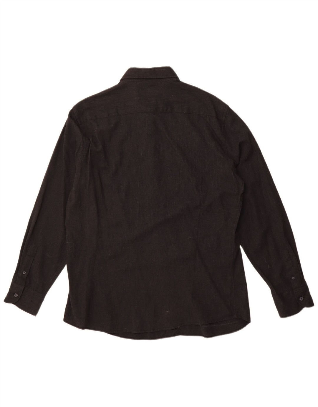 Camisa masculina Massimo Dutti grande algodão preto