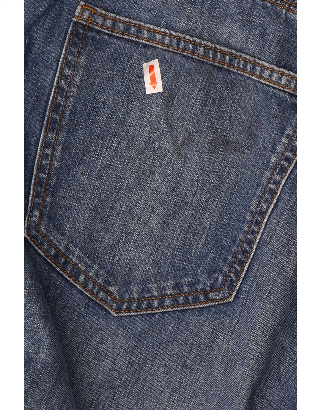 Marks & Spencer Masculino Autograph Straight Jeans W42 L27 Azul Algodão