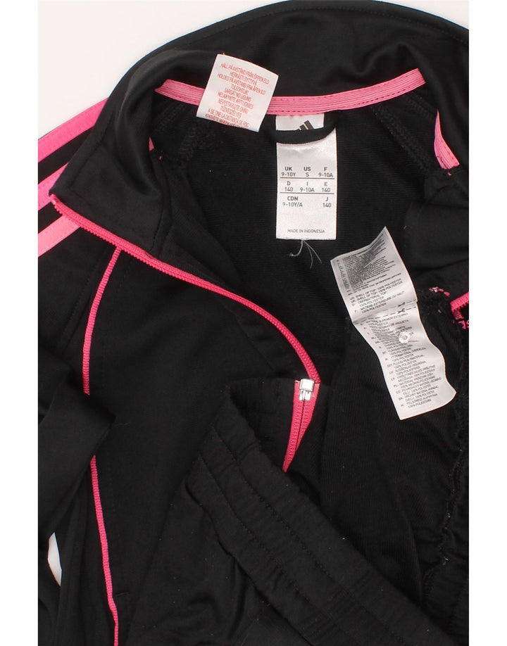 Jaqueta Adidas Meninas Treino Top 9-10 Anos Preto Poliéster