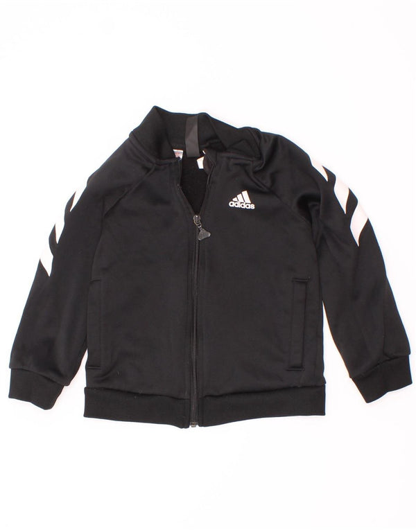 Jaqueta Adidas Meninos Treino Top 3-4 Anos Preto Colorblock Poliéster