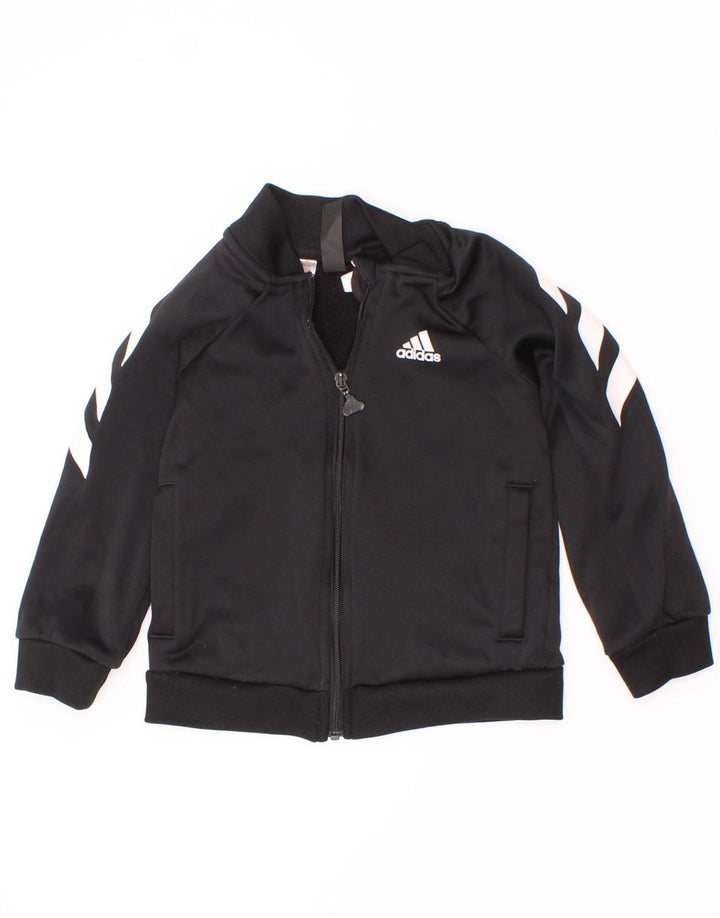 Jaqueta Adidas Meninos Treino Top 3-4 Anos Preto Colorblock Poliéster