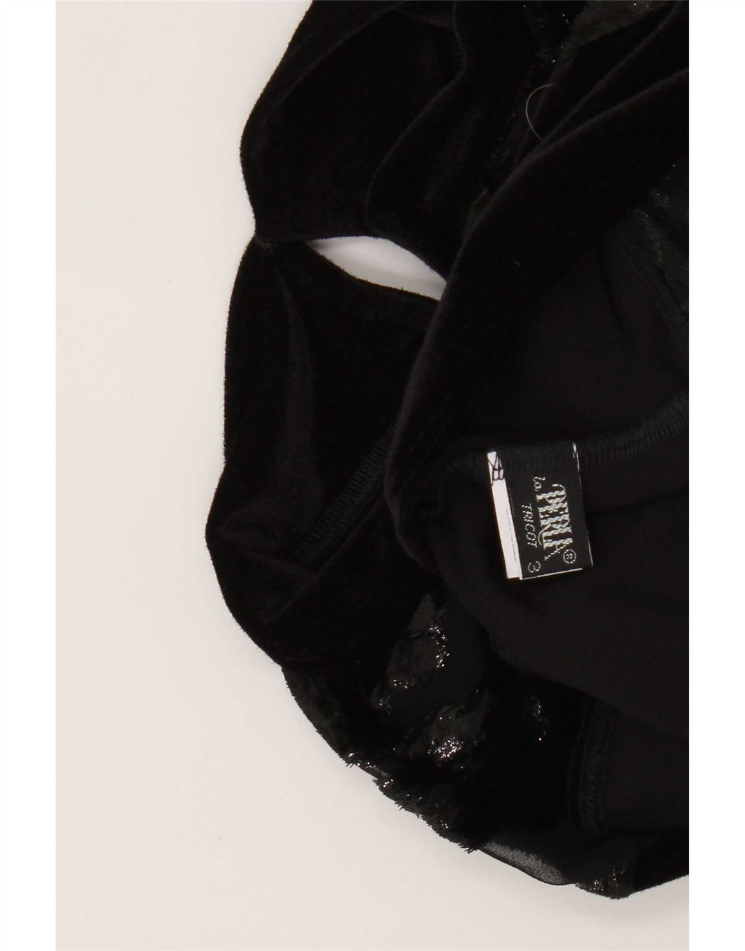 Body feminino La Perla de manga comprida EU 40 médio preto floral