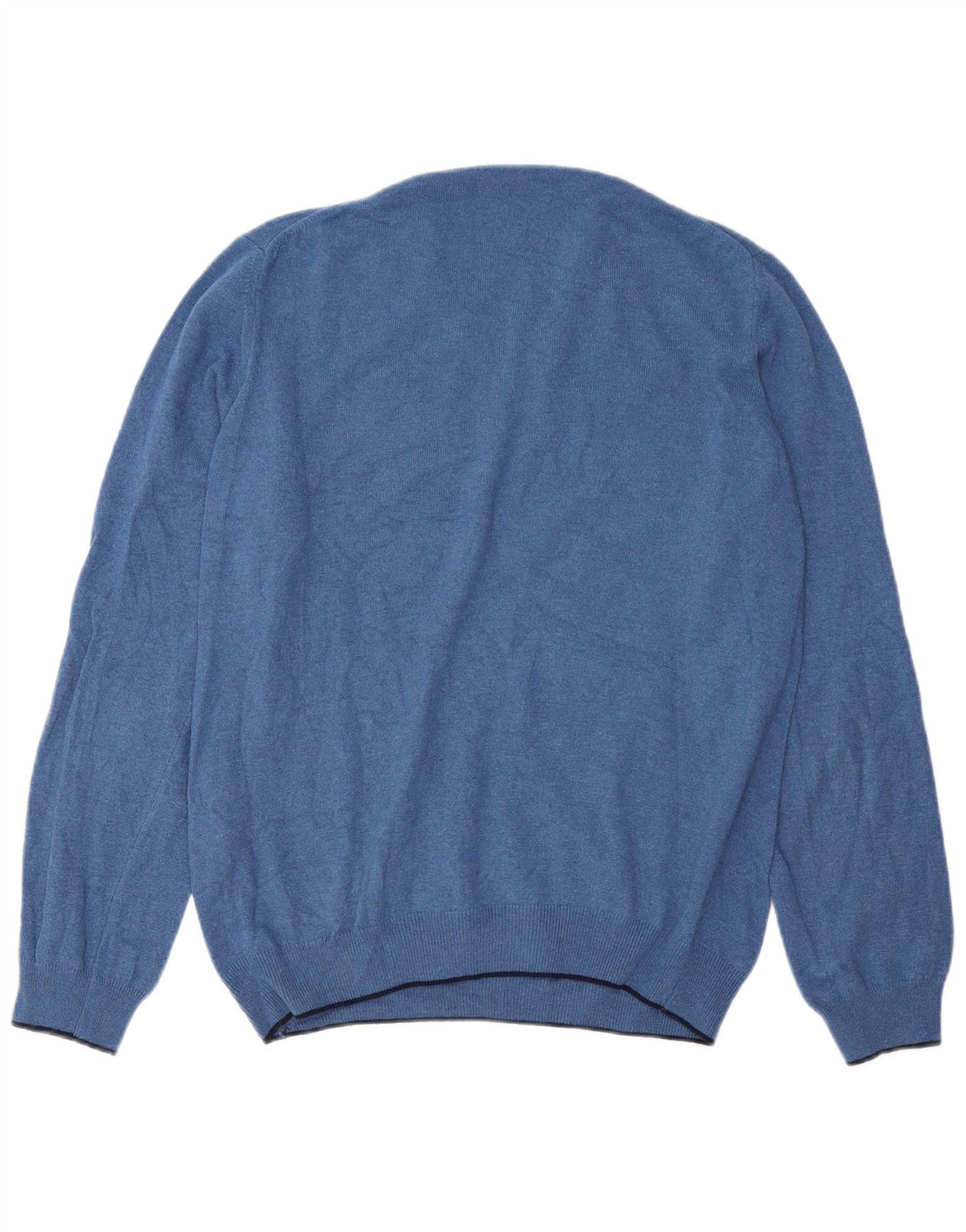 Suéter masculino North Sails com decote em V grande poliamida azul