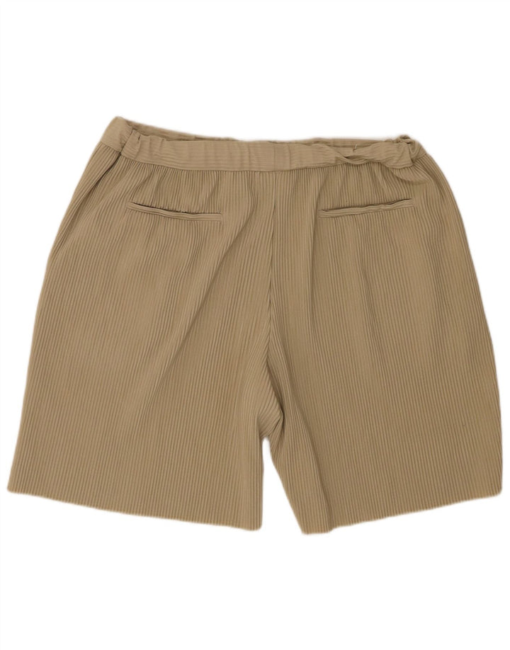 Shorts femininos de veludo Zara grandes W32 bege