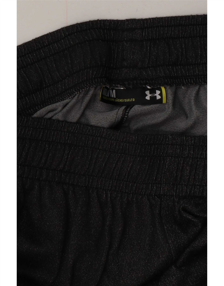 Calça de treino masculina Under Armour cinza médio listrado