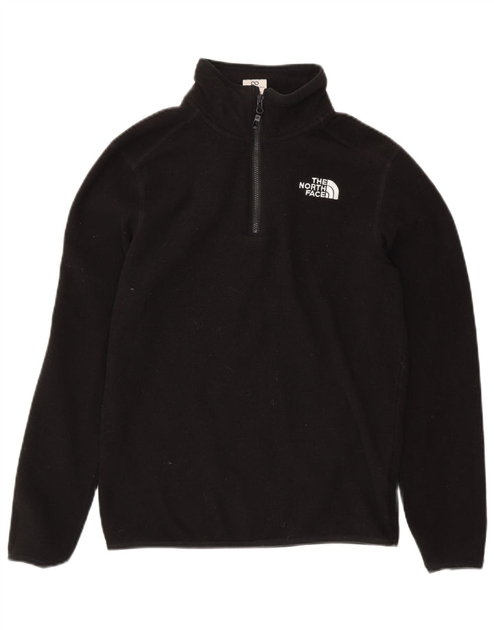 Jumper de lã com gola e zíper THE NORTH FACE para meninas 12-13 anos preto poliéster