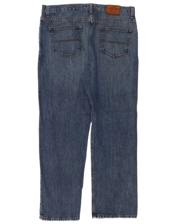 Tommy Hilfiger Masculino Classic Fit Straight Jeans W38 L30 Azul Algodão
