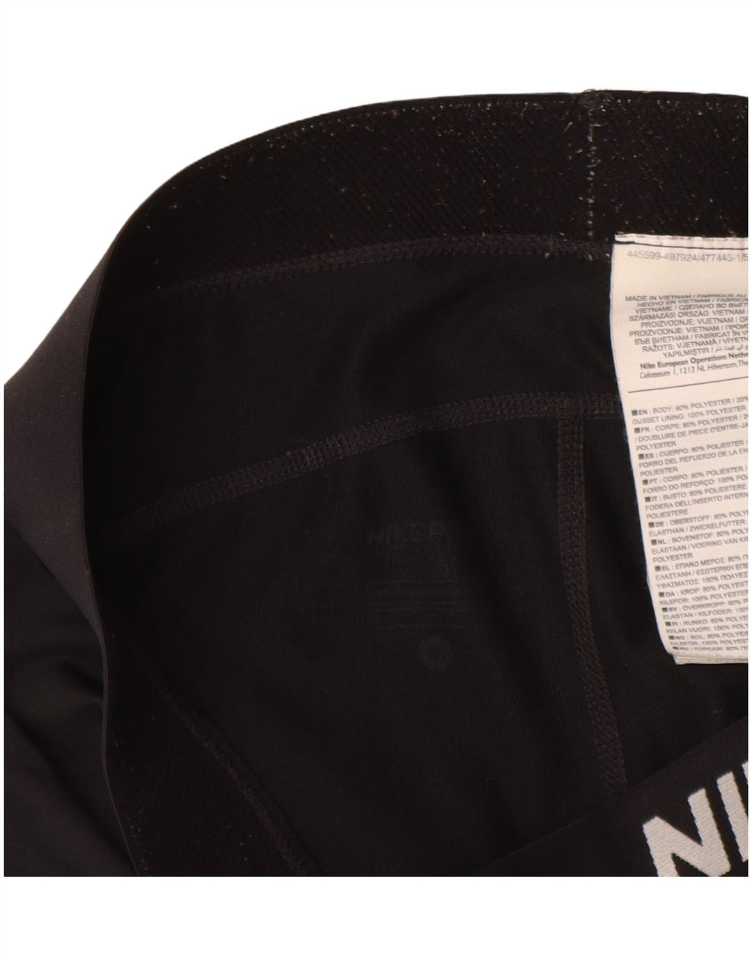 Leggings Nike Dri Fit Graphic Capri UK 12 Médio Preto Poliéster