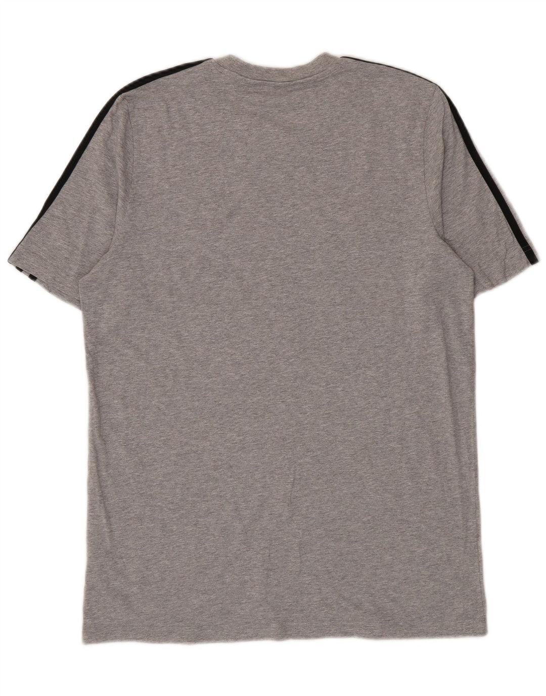 Camiseta masculina Adidas grande algodão manchado cinza