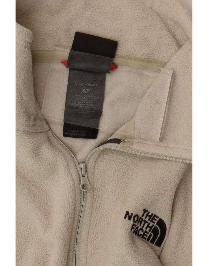 THE NORTH FACE Suéter masculino de lã com gola e zíper pequeno poliéster cinza