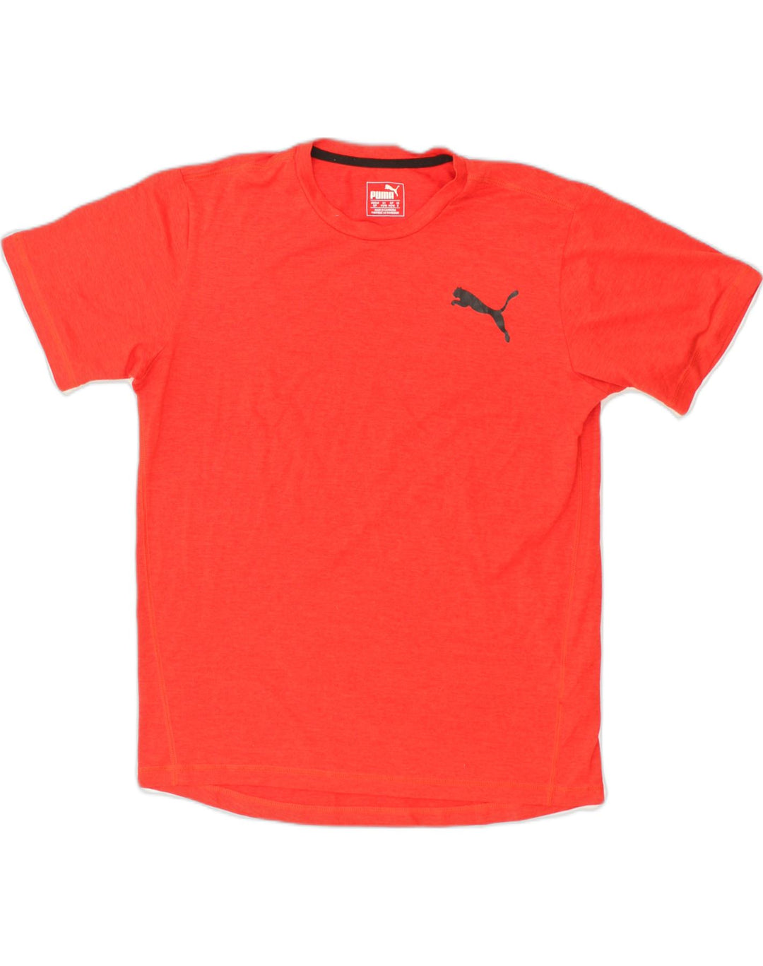 PUMA Mens T-Shirt Top Small Red | Vintage Puma | Thrift | Second-Hand Puma | Used Clothing | Messina Hembry 