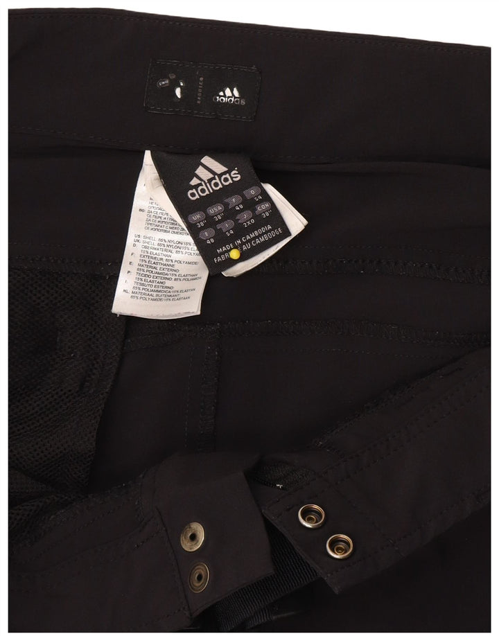 Adidas Mens Cargo Shorts W38 XL Preto Nylon