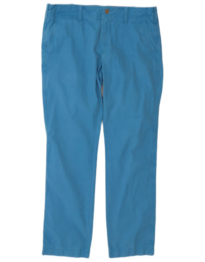 GANT Calça masculina Soho cintura baixa slim Chino W36 L32 algodão azul