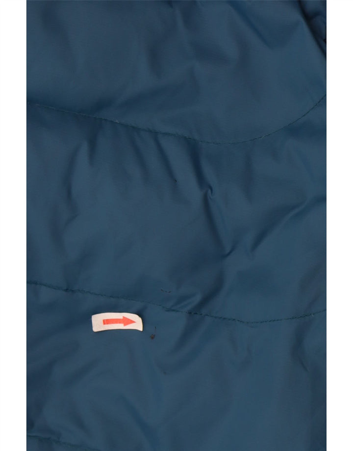 Jaqueta masculina acolchoada com capuz Mountain Warehouse UK 36 Small Blue Colourblock
