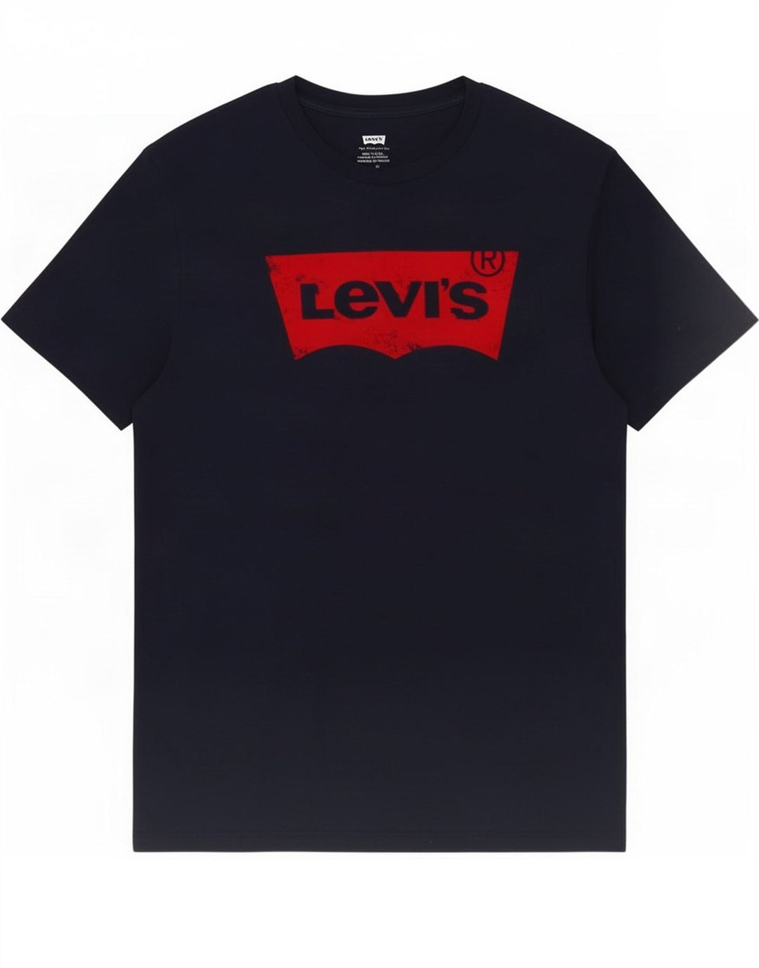 Camiseta gráfica masculina Levi's Top médio algodão azul marinho