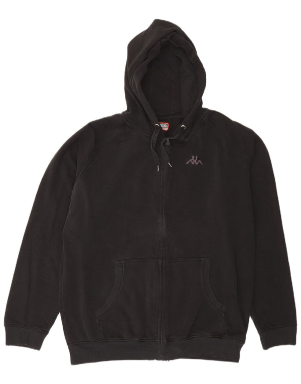 Suéter masculino Kappa com capuz e zíper 2XL preto